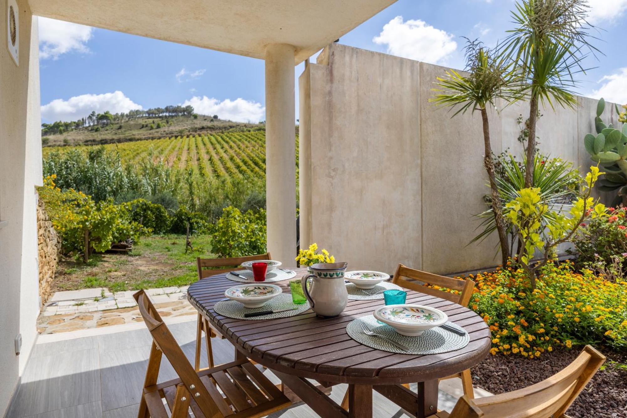 Villa Bonifato Vista Sulle Campagne E Sul Mare Siciliano Cozy House Italy Alcamo Ngoại thất bức ảnh